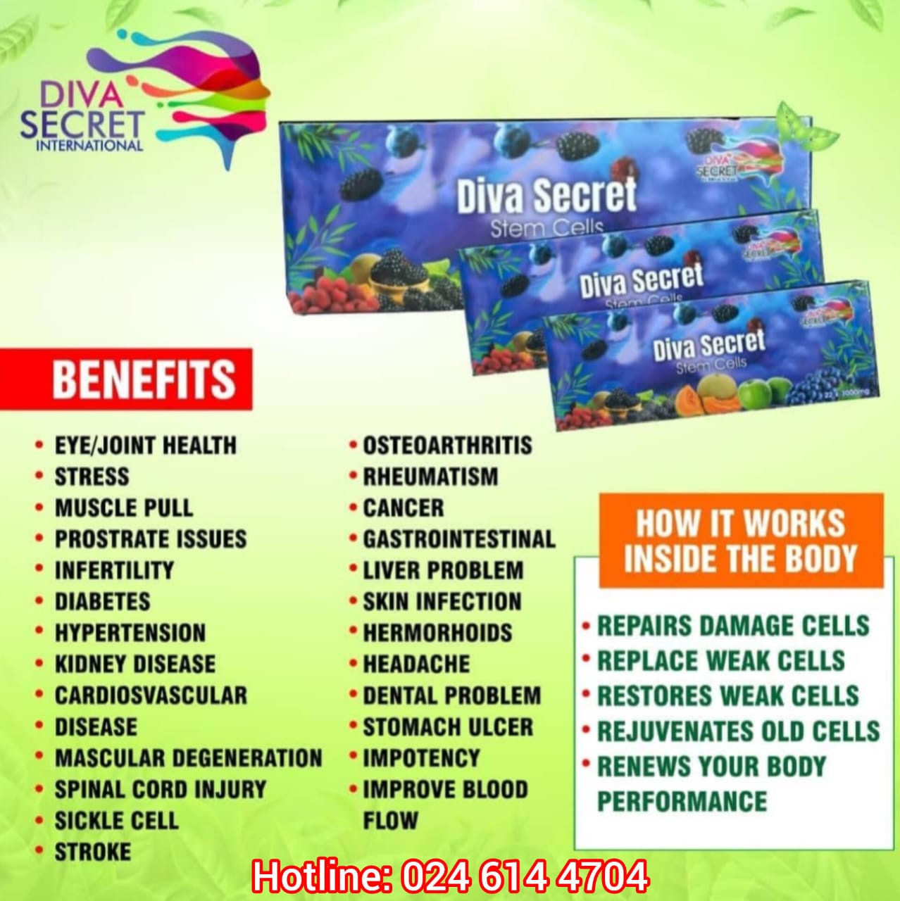 DIVA SC STEM CELL PRODUCT